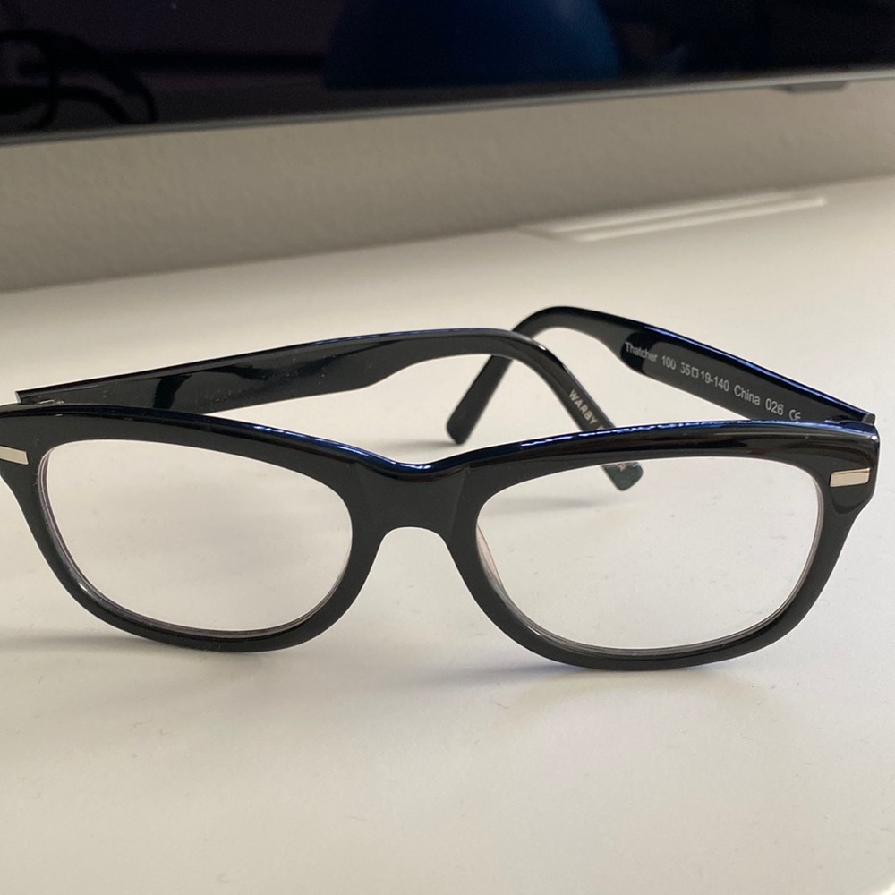 WARBY PARKER | Thatcher black frames